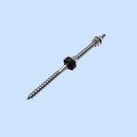 Prezon acoperis tabla Profiness, M10x200 cu 3 piulite M10 si cu EPDM