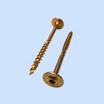Surub dulgherie cu guler, Torx, M8x100